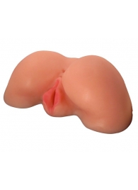 Телесная вибровагина из киберкожи с выносным пультом - LOVETOY (А-Полимер) - во Владикавказе купить с доставкой