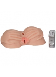 Вагина с виброяйцом на выносным пульте управления вибрацией - LOVETOY (А-Полимер) - во Владикавказе купить с доставкой