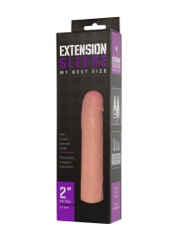 Насадка-удлинитель Extension sleeve телесного цвета - 18,5 см. - Sitabella - во Владикавказе купить с доставкой