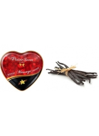 Массажная свеча с ароматом ванили Bougie Massage Candle - 35 мл. - Plaisir Secret - купить с доставкой во Владикавказе