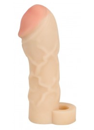 Закрытая удлиняющая насадка на пенис с подхватом мошонки T B Extension - Orion - во Владикавказе купить с доставкой