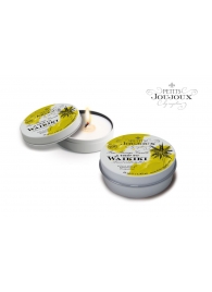 Массажная свеча Petits Joujoux Waikiki Beach с ароматом кокоса и ананаса - 33 гр. - MyStim - купить с доставкой во Владикавказе