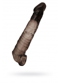 Чёрная насадка на пенис - 22,5 см. - ToyFa - во Владикавказе купить с доставкой