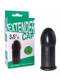 Чёрный латексный удлинитель пениса 3.5 in - Sitabella - во Владикавказе купить с доставкой