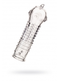 Прозрачная закрытая насадка на пенис TOYFA A-Toys - 14,7 см. - A-toys - во Владикавказе купить с доставкой