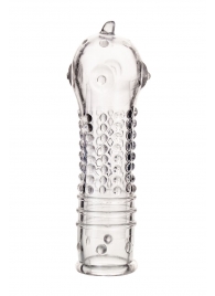 Прозрачная закрытая насадка на пенис TOYFA A-Toys - 14,7 см. - A-toys - во Владикавказе купить с доставкой