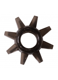 Чёрное эрекционное кольцо Rings Cogweel - Lola Games - во Владикавказе купить с доставкой