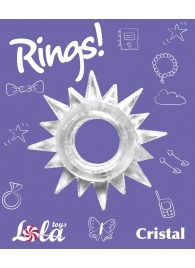 Прозрачное эрекционное кольцо Rings Cristal - Lola Games - во Владикавказе купить с доставкой