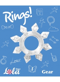 Прозрачное эрекционное кольцо Rings Gear - Lola Games - во Владикавказе купить с доставкой