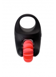 Чёрно-красное эрекционное виброкольцо Erotist - Erotist Adult Toys - во Владикавказе купить с доставкой