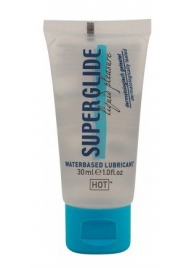 Гель-смазка на водной основе для чувствительной кожи Superglide - 30 мл. - HOT - купить с доставкой во Владикавказе