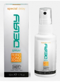 Спрей-пролонгатор для мужчин Delay - 50 мл. - HOT - купить с доставкой во Владикавказе