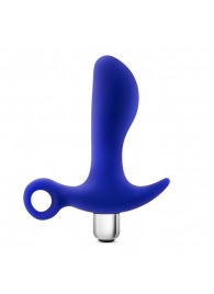 Синий стимулятор простаты с ручкой-кольцом Performance Prostimulator 02 - Blush Novelties - во Владикавказе купить с доставкой
