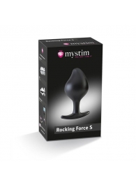 Анальная пробка Rocking Force S для электростимуляции - 9,5 см. - MyStim - купить с доставкой во Владикавказе