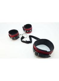 Кожаный БДСМ-набор - БДСМ Арсенал - купить с доставкой во Владикавказе