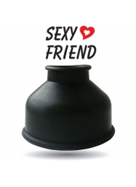 Чёрная уплотнительная насадка для помпы - размер S - 1137 - во Владикавказе купить с доставкой