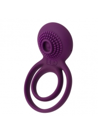 Фиолетовое эрекционное виброкольцо Tammy с подхватом мошонки - Svakom - во Владикавказе купить с доставкой