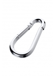 Серебристый карабин TOYFA Metal - ToyFa - купить с доставкой во Владикавказе