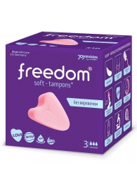 Женские гигиенические тампоны без веревочки FREEDOM normal - 3 шт. - Freedom - купить с доставкой во Владикавказе