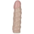 Рельефная насадка для трусиков Vac-U-Lock 6  Raging hard-On Dong - 14,7 см. - Doc Johnson - купить с доставкой во Владикавказе