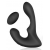Черный силиконовый вибромассажер простаты с пультом ДУ - Sex Expert - во Владикавказе купить с доставкой