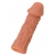 Телесная реалистичная насадка KOKOS Extreme Sleeve 05 с дополнительной стимуляцией - 12,7 см. - KOKOS - во Владикавказе купить с доставкой