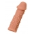 Телесная реалистичная насадка KOKOS Extreme Sleeve 06 с дополнительной стимуляцией - 12,7 см. - KOKOS - во Владикавказе купить с доставкой