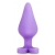 Фиолетовая анальная пробка Naughty Candy Heart Do Me Now - 8,9 см. - Blush Novelties - купить с доставкой во Владикавказе