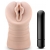 Телесный мастурбатор-вагина с вибропулей Ashley - Blush Novelties - во Владикавказе купить с доставкой