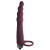 Бордовая вибронасадка для двойного проникновения Bramble - 16,5 см. - Lola Games - купить с доставкой во Владикавказе