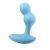 Голубой анальный вибростимулятор Deep Driver - 11,2 см. - Satisfyer - во Владикавказе купить с доставкой