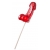 Красный леденец в форме фаллоса со вкусом виски - Sosuчki - купить с доставкой во Владикавказе