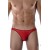 Красные мужские трусы-слипы из полупрозрачного материала - Don Moris купить с доставкой