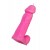 Розовая свеча в форме пениса - 13 см. - Pecado - купить с доставкой во Владикавказе