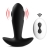 Черный массажер простаты с вибрацией, эффектом маятника и пультом ДУ - Secwell - во Владикавказе купить с доставкой