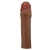 Коричневая насадка на пенис Chane - 18 см. - Baile - во Владикавказе купить с доставкой