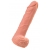 Телесная удлиняющая фаллическая насадка - 16 см. - ToyFa - во Владикавказе купить с доставкой