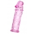 Розовая насадка фаллической формы - 12,5 см. - A-toys - во Владикавказе купить с доставкой