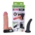 Страпон с 2 насадками и вибрацией UniStrap - 19 и 12 см. - LOVETOY (А-Полимер) - купить с доставкой во Владикавказе