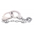 Наручники из металла с длинной цепочкой CHROME HANDCUFFS METAL HANDCUFFS W. KEY - NMC - купить с доставкой во Владикавказе