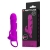 Лиловая вибронасадка на пенис с подхватом мошонки - Baile - во Владикавказе купить с доставкой