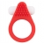 Красное эрекционное кольцо LIT-UP SILICONE STIMU RING 1 RED - Dream Toys - во Владикавказе купить с доставкой