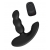 Черный силиконовый стимулятор простаты Levett Nitoc с пультом ДУ - Levett - во Владикавказе купить с доставкой