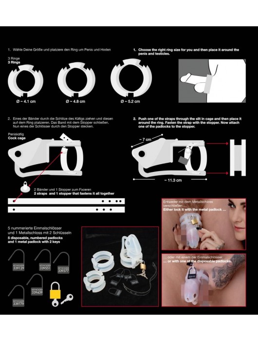 Набор для мужского пояса верности Cock Cage Set - Orion - купить с доставкой во Владикавказе