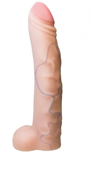 Фаллическая насадка REAL Standard - 17 см. - LOVETOY (А-Полимер) - купить с доставкой во Владикавказе