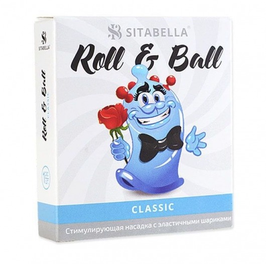 стимулирующий презерватив-насадка Roll   Ball Classic - Sitabella - купить с доставкой во Владикавказе
