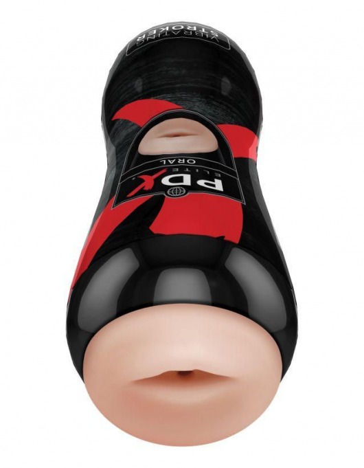 Мастурбатор-ротик Vibrating Oral Stroker - Pipedream - во Владикавказе купить с доставкой