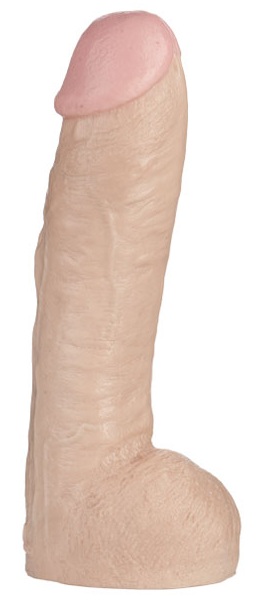Огромная насадка-реалистик Vac-U-Lock Realistic Hung - 31,7 см. - Doc Johnson - купить с доставкой во Владикавказе