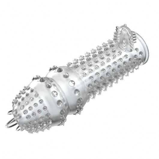 Закрытая прозрачная насадка Crystal sleeve - 14,2 см. - Erowoman-Eroman - во Владикавказе купить с доставкой