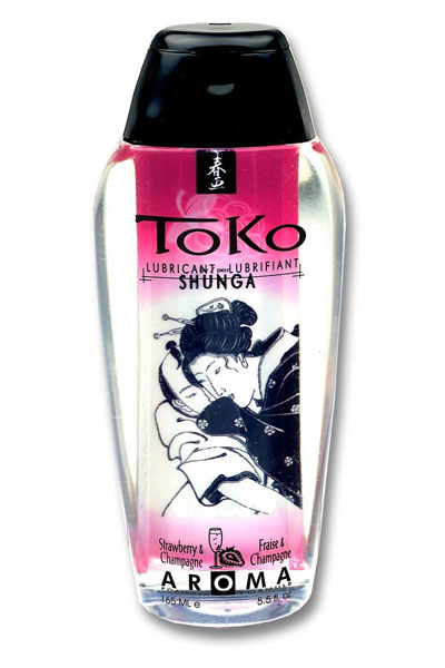 Лубрикант с ароматом клубники и шампанского - 165 мл. - Shunga - купить с доставкой во Владикавказе
